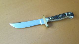 PUMA - TRAPPER ' S COMPANION Right Hand No.  6385 Knife,  circa 1969,  w/ a sheath 2