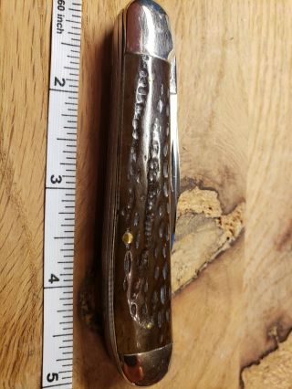 Case knife copperhead 6249 green bone.  Rare hard to find 2