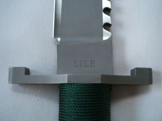 Jimmy Lile Hand Made Knife,  Sly Ii.  Special Variation With Polished Edge.