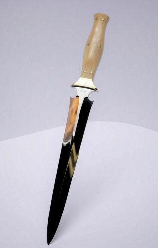 Barry Dawson Dagger Stiletto Knife One - Of - A - Kind Stunning