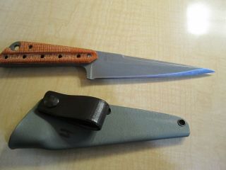 Steve Ryan Custom Made Fixed Blade Knife Made In Usa
