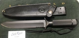 Chris Reeve Project 1 Knife With Card.  But Has Small Ding On Butt Cap.