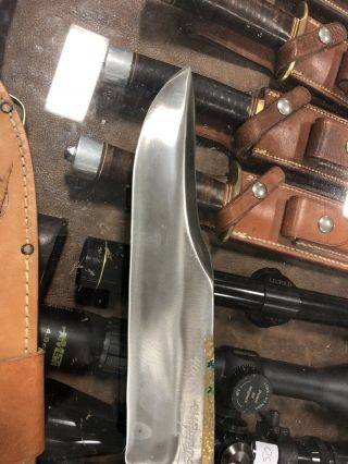 Rudy Ruana 40A “M”Signed Bowie Knife 3