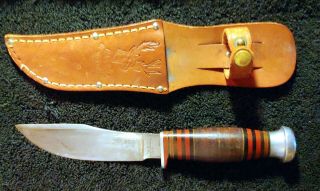 Old Case Xx Sportsman Fixed Blade Knife 1932 - 1940