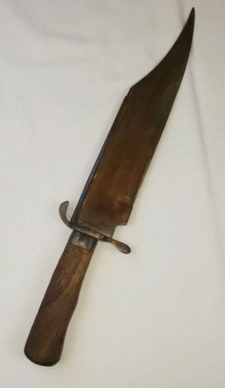 Confederate Stamped Bowie Knife Brass Guard Boyle & Gamble Richmond Va Cs
