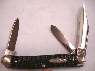 Case Xx Green Bone 3 Blade Big Stockman 1920 - 40 Knife 6347 Lp One