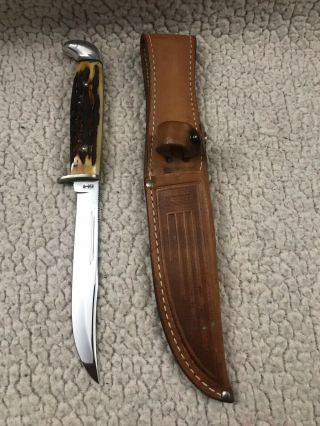 Case Razor Edge Stag Knife 516 - 5 Casexx Ssp With Sheath