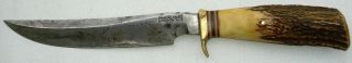 Randall Made Knife With Pinned Stag Handle,  7 " Blade 40s - 50s?
