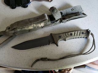 Chris Reeve Fixed Blade " Pacific " Fighter Survival Knife S35vn