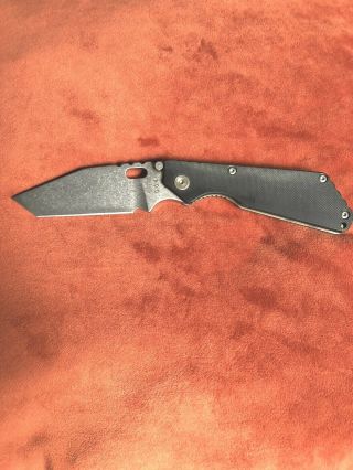 Strider Sng Folding Knife,  Tanto Blade,  Collector,  Early Run - Serial 004,  Usa