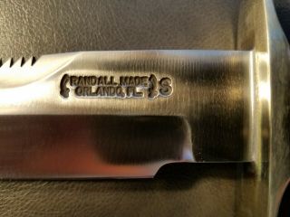 Randall Made Knives Model 14 Stainless Steel With Sheath.
