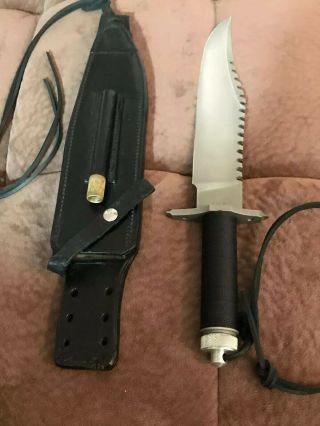 Lile Rambo Ii Knife “the Mission” Combat Survival Knife - Sheath/original