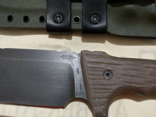 Miller Bros Blades M - 8,  Z - Wear Full Size.  Knife D - Ring Dangler Kydex Sheath 3