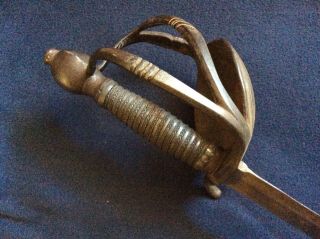 Spanish Cavalry Broad Sword M1728 Basket Hilted Sword Dated 1781