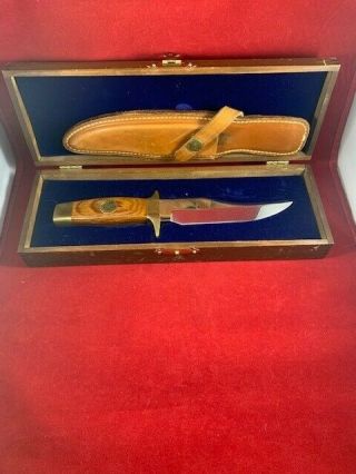 Smith & Wesson Usa Texas Ranger Commemorative Bowie Knife 1973 Tr14743 150th Ann
