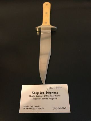Kelly Lee Stephens Custom Bowie Knife - 1980’s -