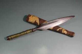 Us Ww2 Vet Bring Back Filipino Moro Kris Philippines 19th Century Spear 12 " 1