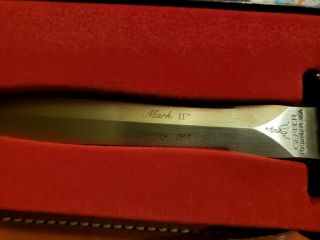 Gerber Mark II Knife 1966 - 1986 20th Anniversary Boxed dagger collectible 2