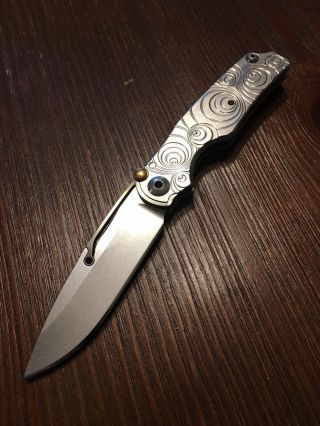 Chris Reeve Knives Tilock Ti - Lock Discontinued,  In - Motion Crk Knife