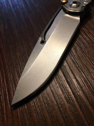 Chris Reeve Knives TiLock Ti - Lock Discontinued,  In - motion CRK Knife 2