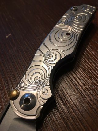 Chris Reeve Knives TiLock Ti - Lock Discontinued,  In - motion CRK Knife 3