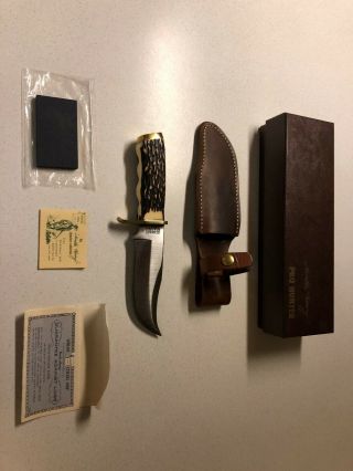 Schrade 171uh Uncle Henry Pro Hunter Bowie Knife With Sheath And Box
