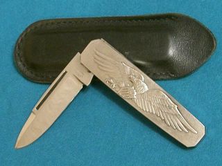 Rare Nm Vintage Ag Russell Germany 1976 Bicentennial Eagle Knife Knives Pocket