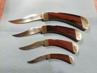 Vintage Case Xx Pro - Lock I,  Ii,  Iii,  Iv Lock Blade Pocket Knives