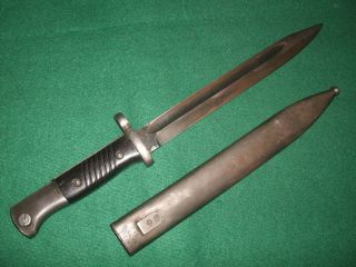 German Israeli Model 1949 84/98 Mauser Knife Bayonet Sword - Rare - Vgc -