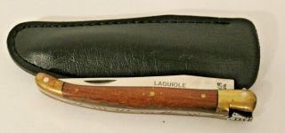 Laguiole Wooden Pocket Knife