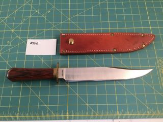 Rare Cold Steel Laredo Bowie Carbon 5 Steel,  Out Of Production,  Usa Made,  Leat