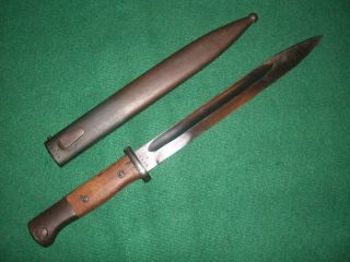 Ww2 German 84/98 Knife Bayonet Sword " Fnj " - 1944 - Alex Coppel - Rare - Ex -