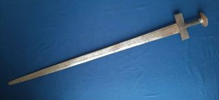 Antique North African Kaskara Sword - Hand Made - Crusader Style