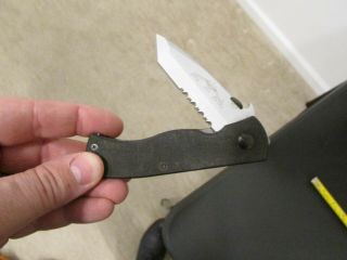 Emerson Knives Mini Cqc - 7bw Bts Knife,  Black Edge