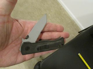 Emerson Knives Mini CQC - 7BW BTS Knife,  Black Edge 2
