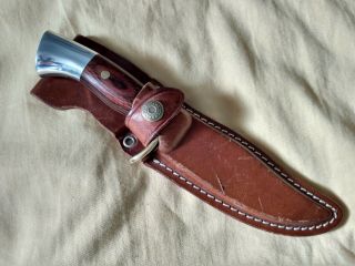 Westmark 702 Western Custom Shop Fixed Blade Hunting Knife W/sheath