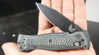 Benchmade 531 Mel Pardue Griptilian Drop Poiint Knife Single Folding Blade