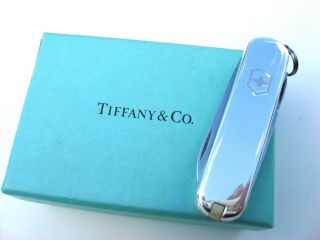 Tiffany & Co.  Sterling Silver Classic Sd Victorinox Swiss Army Knife -
