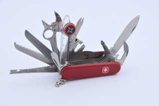 Swiss Army Knife Wenger Delemont Xlt " Tool Chest " Pocket Knife Multi Tool