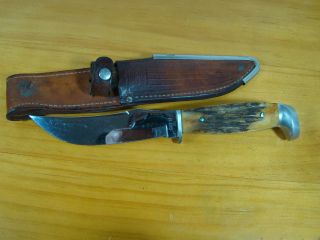 Case Xx Usa 523 - 5 Awesome Stag Fixed Blade - - 1960 
