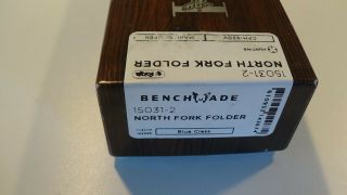 Benchmade 15031 - 2 North Fork Folder Cmp - S30v Drop Point Knife With Wood Handle