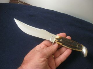 Case Xx Usa 523 - 5 Stag Fixed Blade 1964 - 1969 In Unsharpened