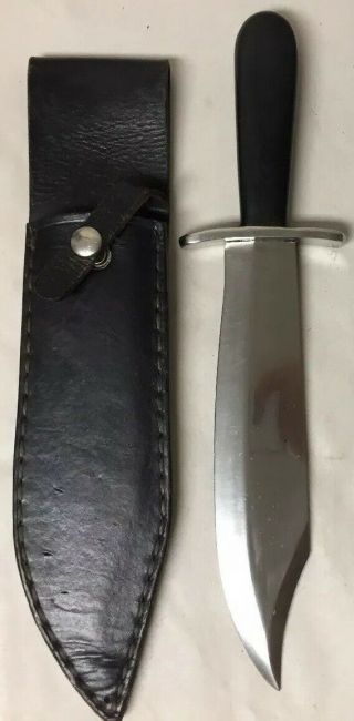 Paul Holloway Custom 14 " Survival Fixed Blade Knife & Sheath,