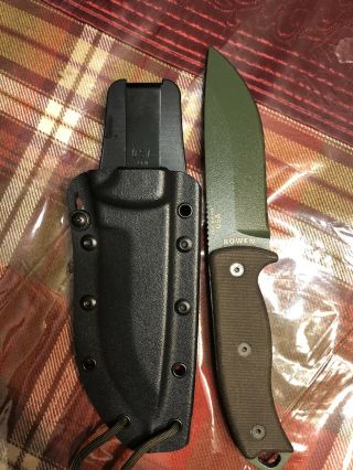 Rowen Esee - 5 Fixed Blade Knife W/ Sheath Randall 