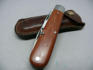 1941 Model 1908 Wenger Soldier Swiss Army Knife In Great Leather Case