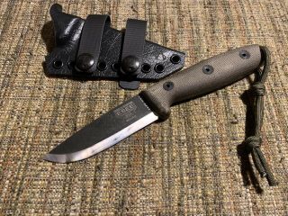 Esee Rb3 Scandi Fixed Blade Knife,  Custom Armatus Carry Kydex Sheath,  Bushcraft