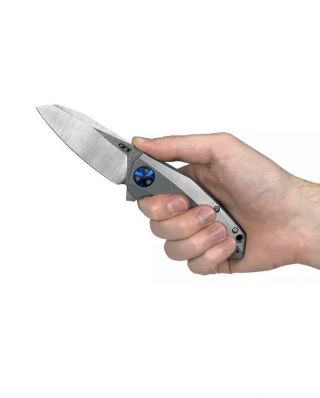 Zero Tolerance Sinkevich 0456 Flipper Knife,  20cv Blade,  Titanium - Pre Owned