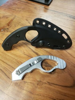 Colonel Blades Lowvz Tactical Knife With Aluminum Trainer