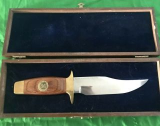 Smith & Wesson Usa Texas Ranger Commemorative Bowie Knife 1823 - 1973 150th Ann.