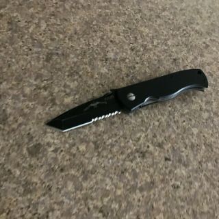 Emerson Knives Mini Cqc - 7bw Bts Knife,  Black Edge